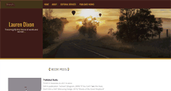 Desktop Screenshot of laurendixon.net